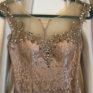 Gold Camille La Vie Prom Dress